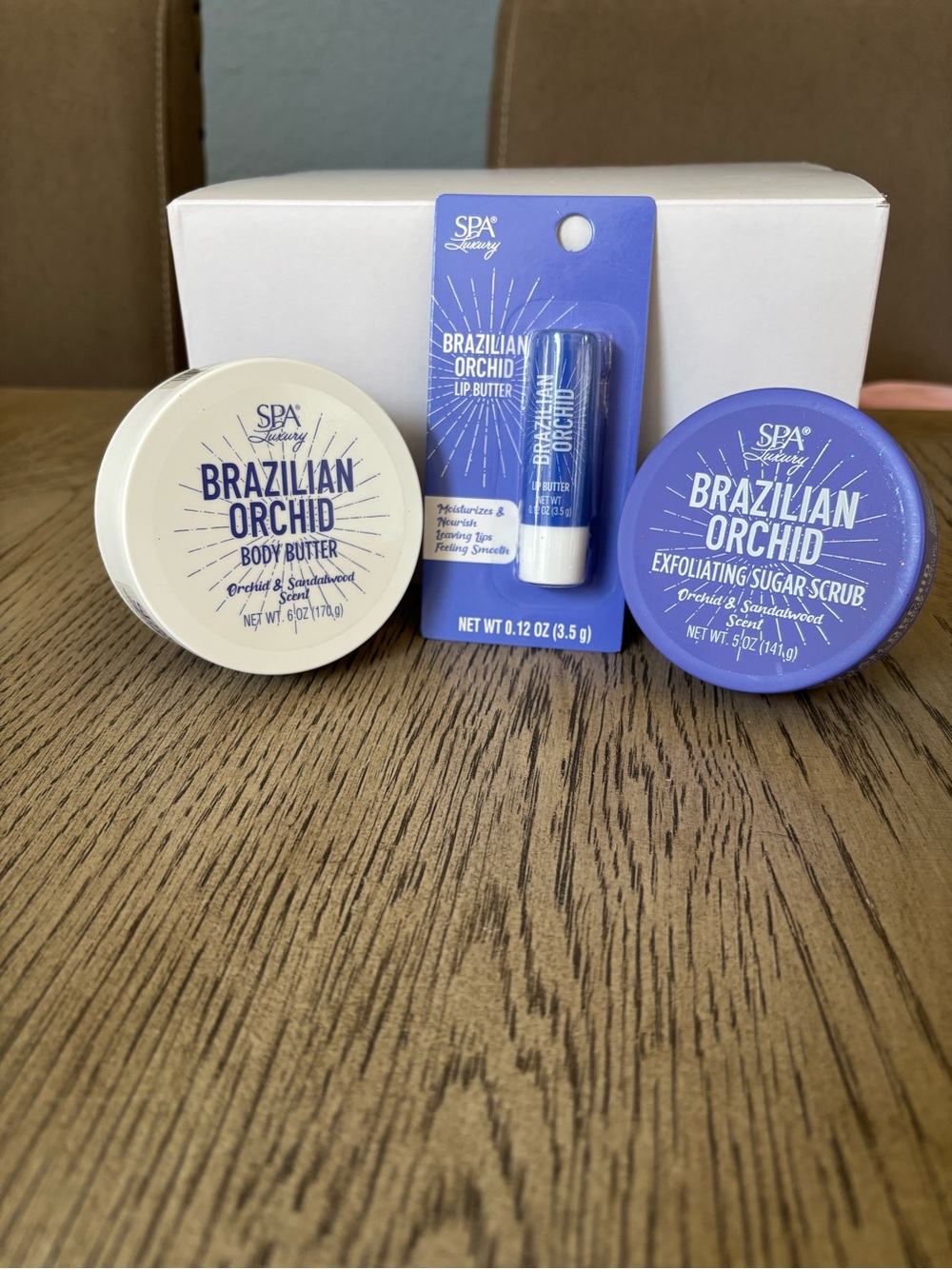 SPA Luxury Brazilian Orchid Body Care Gift Set NIB